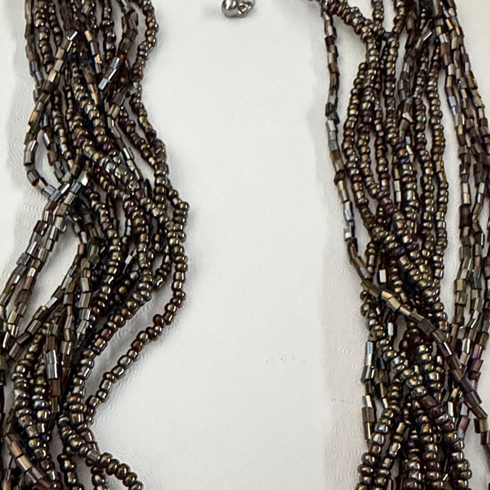 Premier Designs Multi-Strand Black Necklace - Picture 4 of 5